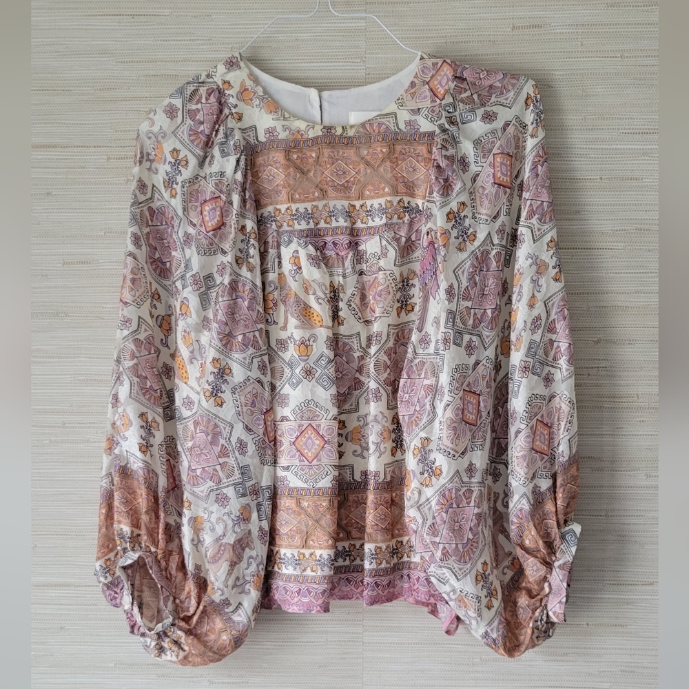 Anthropologie Bohemian Patterned Blouse